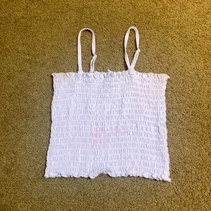 Lilac purple cropped top